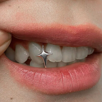 گریلز دندان مدل شفق نقره ای