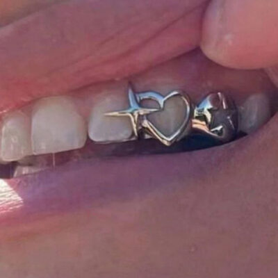 گریلز دندان مدل قلب و ستاره